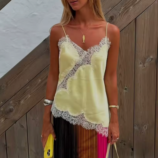 Satin top